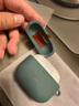亿色适用AirPods4保护套苹果耳机四代保护套2024无线蓝牙耳机硅胶壳magsafe磁吸无线充电全包防摔减震 【松柏绿】硅胶磁吸保护壳 2024新款丨【收藏+加购】送挂钩 实拍图