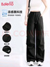 班尼路（Baleno）工装直筒长裤2025年夏季新款时尚潮流高腰侧口袋宽松舒适休闲长裤 实拍图