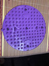 中医圆形指压板超慢跑足底按摩垫子室内原地跑步专用脚底踩趾压板 【圆形磁石】直径37CM梦幻紫1个 实拍图