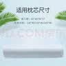 乳胶枕头记忆棉套冰丝夏凉枕套凉席套单人双人长枕套通用 浅蓝色60*40*12-14厘米（冰丝枕套） 不含枕芯 实拍图