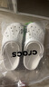 CROCS卡骆驰洞洞鞋贝雅男鞋女鞋轻便耐磨一脚蹬拖鞋休闲鞋|10126 白-100 36 /37(220mm) 实拍图