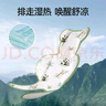 莫尔兔婴儿推车冰丝凉席夏季宝宝遛娃神器专用坐垫安全座椅餐椅通用冰垫 森语熊猫【凉而不冰】 72*45cm（10A抗菌防螨） 实拍图