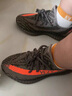 Chul taek满天星350椰子鞋男鞋秋季透气新款网面情侣款莆田休闲运动鞋子男 灰橙条：（真爆高版本） 42 实拍图