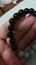 普陀山黑曜石海蓝宝手串水晶手链转运珠送朋友情侣生日礼物 实拍图