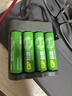 超霸（GP）5号充电电池1.2伏4粒2600mAh+4槽USB充电器可充5号7号电池适用游戏手柄可用电池 实拍图