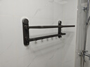 馨沛吸盘毛巾架卫生间置物架免打孔浴室浴巾架厕所置物架收纳挂架 实拍图