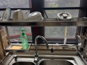 帅仕（shuaishi）厨房水槽置物架304不锈钢沥水碗碟架篮水池碗盘收纳架用具大全 【304不锈钢】全套96长单层 实拍图
