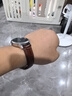 适配天梭表带真皮1853牛皮原装力洛克T41俊雅T063手表带经典T006 棕色+银蝴蝶扣 接口宽度19MM 实拍图