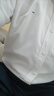 啄木鸟（TUCANO）衬衫男士夏季短袖衬衣商务正装纯色休闲时尚百搭男装 白色 L 实拍图