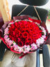 琐拉鲜花速递玫瑰花束求婚生日礼物送女友全国同城花店配送 52朵红玫瑰花束-喜爱 实拍图