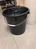家用塑料水桶加厚大号储水桶学生宿舍洗澡洗衣手提桶透明洗衣桶 蓝透大号+盆+水瓢【三件套】 实拍图
