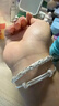 唯一（Winy）银手镯足银9999满天星镯子妈妈生日礼物纯银饰品送女朋友老婆款 实拍图