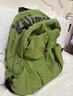 卡汐沐 书包初高中生大容量防泼水大学生电脑背包双肩包旅行轻便登山包 绿色字母双肩包【不带挂件】 实拍图