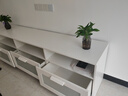 宜家（IKEA）BRIMNES百灵电视机组合柜合页门带抽屉边柜简约北欧风 白色180x41x53cm 实拍图