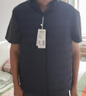 雪中飞秋冬新款男式轻薄羽绒服马甲基础男士短款羽绒秋马甲 黯青色|5089 L 175/96A 实拍图