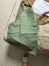 品喻围裙防水防油污厨房做饭可擦手罩衣家用时尚清洁挂脖围裙男女绿色 实拍图