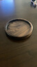 忆壶茶 实木茶杯垫 功夫茶道隔热保护垫品茗茶水杯托垫子茶具配件套装 【2只装】黑胡桃圆形杯垫 实拍图
