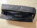 无印良品 MUJI 锦纶笔袋 文具盒文具袋简约立体 铅笔盒 大容量尼龙收纳 黑色 宽19*高８*厚８cm 实拍图