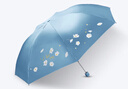 天堂伞超轻遮阳伞太阳伞女防晒小巧便携折叠晴雨伞两用印logo广告伞定制 25年新款 - 浅蓝色 实拍图