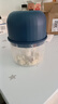 无线电动蒜泥器蘸料厨房神器蒜末辣椒粉碎机过家家玩具 宝蓝色【搅蒜泥神器】260ml 实拍图