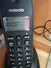 摩托罗拉（Motorola）数字无绳电话机 无线座机 子母机单机 有背光 才清晰 办公家用 来电显示 三方通话 C1001XC(黑色) 实拍图