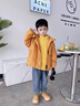 G.DUCKKIDS童装儿童冲锋衣三合一可拆卸春秋装男童外套防风夹克小童男孩风衣 黄色三合一 110  【建议身高105cm左右】 实拍图