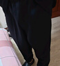 361°童装 儿童长裤2025秋季男女中大童运动弹力百搭针织长裤 黑175 实拍图