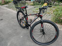 金武端自行车成人山地车公路赛车单车骑行变速超轻越野中学生初中青少年 顶配版-辐条轮-黑红色 27.5寸24速 实拍图