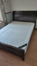 柒爵金丝檀木实木床现代北欧床双人床简约新中式轻奢主卧储物婚床 床+20cm乳胶床垫 框架结构1500mm*2000mm 实拍图