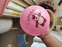 迪士尼（Disney）儿童玩具球拍拍球15cm 幼儿园训练小皮球草莓熊六一儿童节礼物 实拍图
