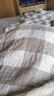 京东京造全棉纱布盖毯 100%全棉可机洗毛巾被 A类毛毯子 日式咖1.5x2m 实拍图