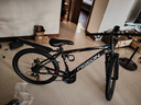 飞鸽（FLYING PIGEON）山地自行车成人男女变速山地车青少年中小学生车越野户外骑行单车 【高碳钢】G8002代-辐条轮-黑色 24寸轮组（适合145-170cm） 24速标准版 实拍图