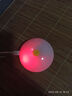 以典ins风水晶小台灯创意小夜灯卧室床头灯氛围灯LED电子蜡烛桌面摆件 充电按键三色灯（飞碟圆形随机） 氛围 实拍图