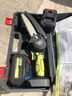 芝浦电锯家用充电式锂电锯小型迷你便携单手锯电链锯园林户外伐木修枝 6寸无刷数显款【10节双电】2链 实拍图