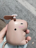 usb风扇小风扇儿童学生上班族便携高颜值夏日解暑日用静音柔风办公室宿舍吹凉小风扇 卡皮巴拉USB风扇【手持款】 实拍图