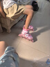 361°儿童轮滑鞋初学者男童女童溜冰鞋闪光轮旱冰鞋尺码可调节 粉色L码 实拍图