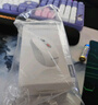 联想（Lenovo） 无线蓝牙双模充电鼠标 蓝牙5.0/3.0 便携办公鼠标人体工学设计 Howard樱花白充电版 实拍图