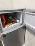 奥克斯小冰箱保鲜小冰柜家用小型迷你冷藏冷冻两用出租房小户型宿舍1-2-3人用节能省电寝室办公室电冰箱 银色146 |上冻下藏  联保三年【全国联保】 实拍图