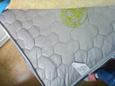红蜻蜓（RED DRAGONFLY）乳胶床垫1.5米x2.0米记忆棉软垫家用卧室榻榻米垫子海绵租房专用 印花双拼-灰色【厚约10cm】 单人床-120x200cm【不易塌陷】 实拍图