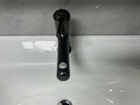 华艺升降旋转抽拉式冷热面盆龙头可洗头浴室柜水龙头冷热龙头卫生间 枪灰【冰柱水-绵密水+漱口模式】精铜阀体 实拍图