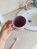 家用漱口杯双层加厚刷牙杯子洗漱杯情侣牙刷杯宿舍学生牙缸防摔款 【双层设计+加厚材质】 杯口润滑：1个粉【手柄杯】 实拍图