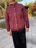 俞兆林（YUZHAOLIN）妈妈装冬装加绒开衫外套中老年人衣服女奶奶上衣加厚老太太秋冬装 紫色升级款 2XL 建议105-120斤 实拍图