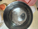 大容量泡面碗宿舍学生带盖不锈钢泡方便面可沥水汤盆食堂打饭专用 17cm【曜黑色】带盖泡面碗+餐具 实拍图