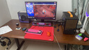 木藝生3cm高端实木电动升降桌电脑桌台式电竞桌子办公书桌可升降工作台 【升级线盒】单电机3cm实木胡桃色 180*70【免费送装】 实拍图