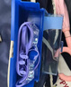 英发（YINGFA）泳镜高清防雾竞速比赛训练小镜框学生男女游泳眼镜 Y570AF 蓝色 实拍图