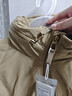 马登工装美式复古连帽羽绒服男秋冬加厚保暖外套90白鸭绒男士防寒衣服 卡其色 【男士羽绒服冬季/羽绒服短款/加厚面包服】 XL （155-170斤） 实拍图
