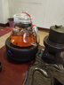 扬器 加厚全玻璃蒸茶壶 黑茶普洱蒸茶器烧水养生壶电陶炉纯玻璃煮茶壶 家用耐高温蒸汽壶泡茶壶 A款实心双胆壶【1.1L】 实拍图