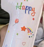 仕彩 白色印花数字气球装饰品儿童生日派对场景布置户外手持拍照道具0 实拍图