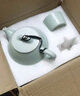 祥业song杯子汝窑泡茶壶陶瓷大号功夫茶具西施壶汝瓷单壶提梁壶泡茶器 大石瓢壶 260ml 实拍图