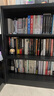 豫正小书柜学生钢制书柜简约落地家用图书柜白色百搭小书柜 （新）黑色三层小书柜890mm 实拍图